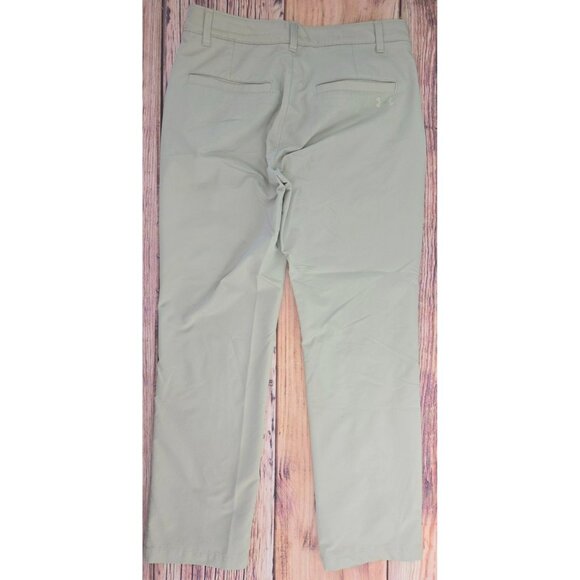 Under‎ Armour Mens Khaki Stretch Fit Performance Pants 32X30 - Picture 2 of 9